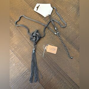 Silver Knot Pendant Necklace